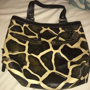 Authentic Dooney and Bourke leather tote bag